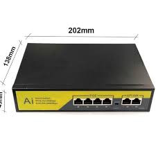 سوئیچ شبکه 4 پورت POE مدل AI