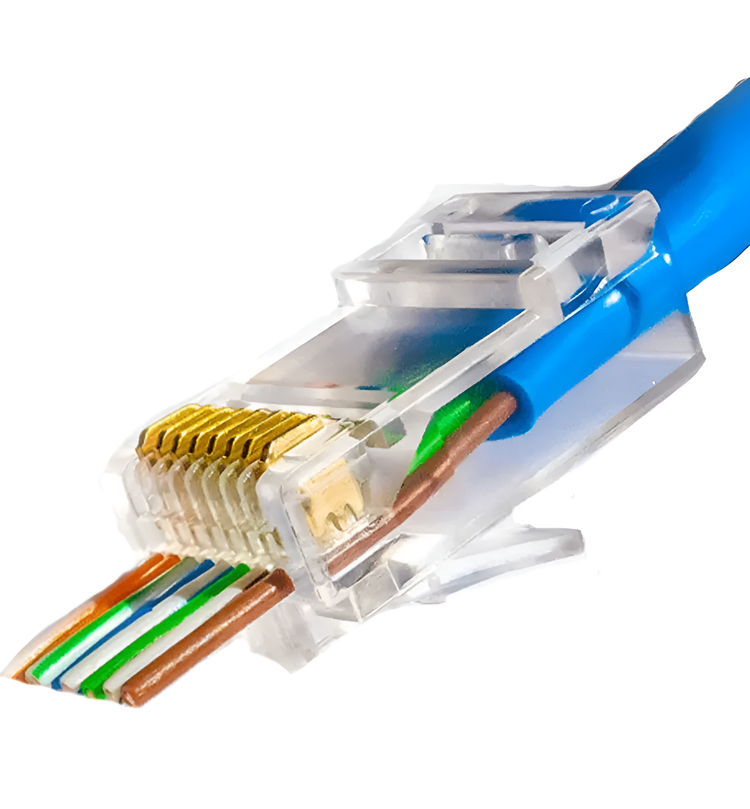 سوکت شبکه میانگذرsftp cat6